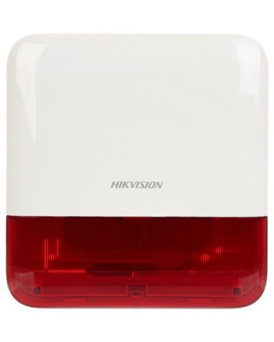 DS-PS1-E-WE Red Indicator. Оповещатель свето-звуковой радиоканальный уличный. AX PRO Hikvision в Курске