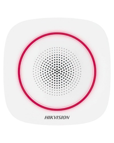 DS-PS1-II-WE(RU) Red Indicator. Оповещатель свето-звуковой радиоканальный. AX PRO Hikvision в Курске