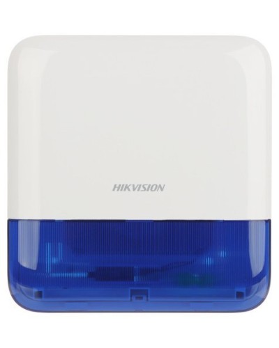 DS-PS1-E-WE Blue Indicator. Оповещатель свето-звуковой радиоканальный уличный. AX PRO Hikvision в Курске