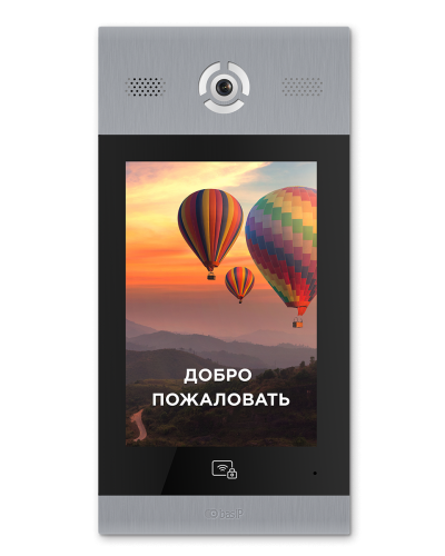 AA-14FB SILVER. Вызывная панель подъездного IP-домофона. BAS-IP в Курске