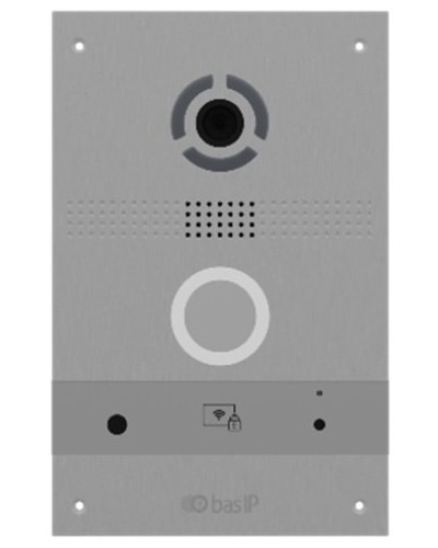 AV-08FB SILVER. Вызывная панель IP-домофона. BAS-IP в Курске