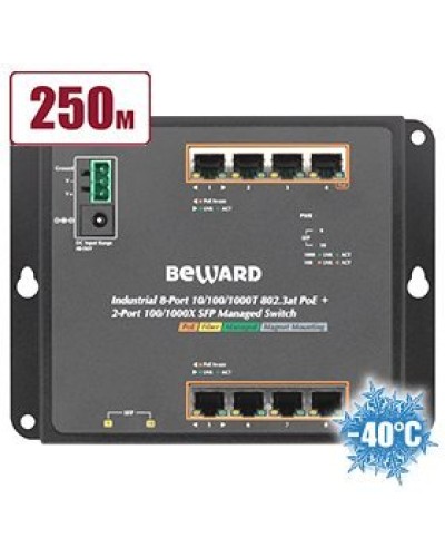 STWP-0802HP. Коммутатор 8-портовый. Beward в Курске