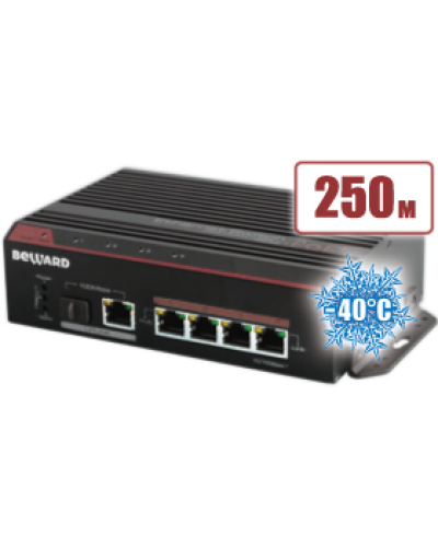 STP-411HP. Коммутатор 4-портовый. Beward в Курске