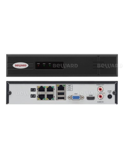 BK0104H2-P4. IP-видеорегистратор 4-канальный. Beward в Курске