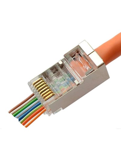 8P8C-SH-FC (100 шт) (10796c). Разъем RJ-45. CABEUS в Курске