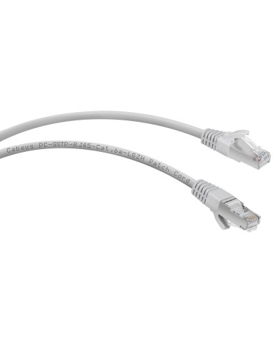 PC-SSTP-RJ45-Cat.6a-5m-LSZH (7905c), серый. Патч-корд медный. CABEUS в Курске