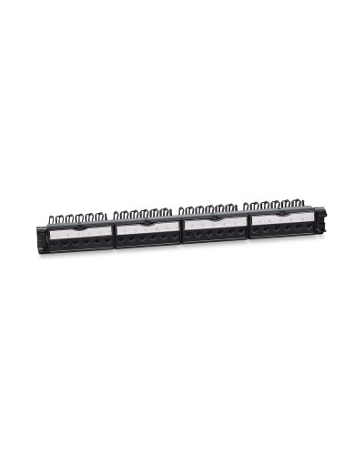 PL-24-KJ-RJ45-Cat.6-180T (11831c): Патч-панель 19" (1U), 24 порта RJ-45, категория 6, с задним кабельным организатором в Курске
