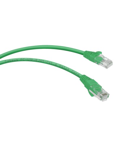 PC-UTP-RJ45-Cat.6-0.3m-GN (8682c), зелёный. Патч-корд медный. CABEUS в Курске