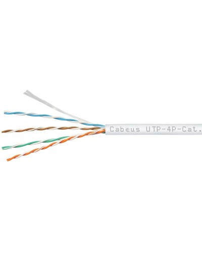 UTP-4P-Cat.5e-SOLID-LSZH-GY (9776c). Кабель «витая пара» (LAN) для структурированных систем связи. CABEUS в Курске