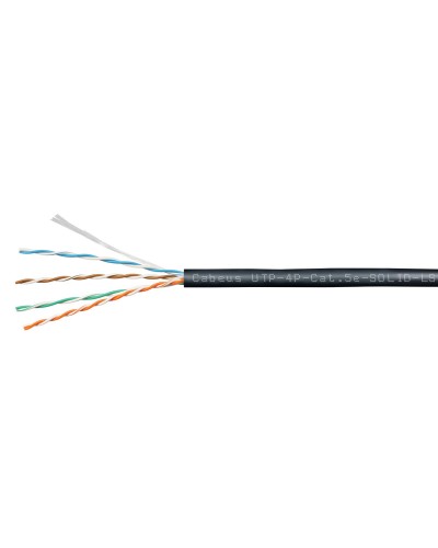 UTP-4P-Cat.5e-SOLID-LSZH-BK (9781c). Кабель «витая пара» (LAN) для структурированных систем связи. CABEUS в Курске