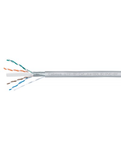 UTP-4P-Cat.6a-SOLID-PVC-GY (11373c). Кабель «витая пара» (LAN) для структурированных систем связи. CABEUS в Курске