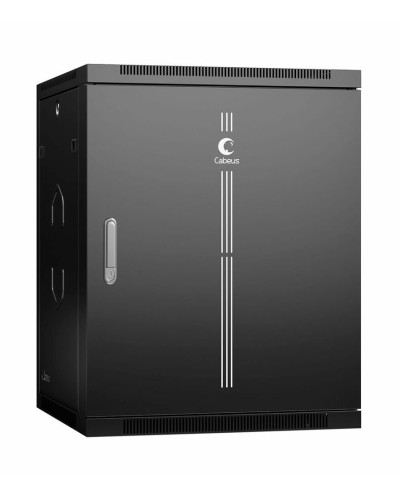 SH-05F-15U60/35m-R-BK (10759c). Шкаф телекоммуникационный 19 настенный 15U. CABEUS в Курске