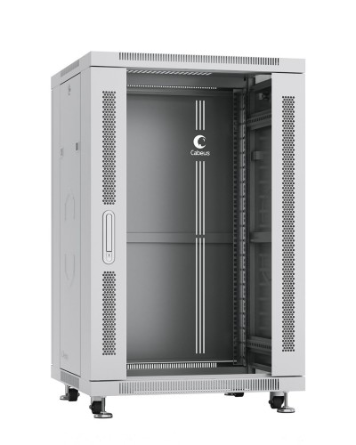 SH-05C-22U60/80 (7049c). Шкаф телекоммуникационный 19 напольный 22U. CABEUS в Курске