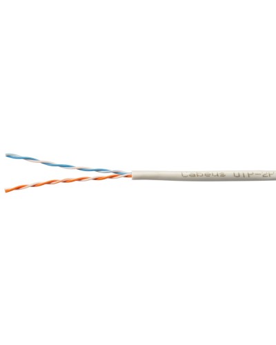 UTP-2P-Cat.5e-SOLID-GY-500 (11212c). Кабель «витая пара» (LAN) для структурированных систем связи. CABEUS в Курске