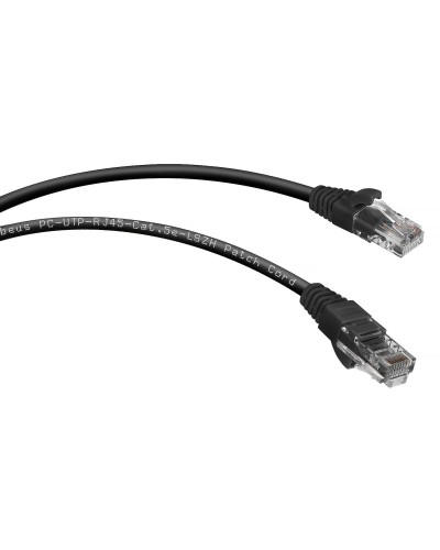 PC-UTP-RJ45-Cat.5e-5m-BK-LSZH (9541c), чёрный. Патч-корд медный. CABEUS в Курске