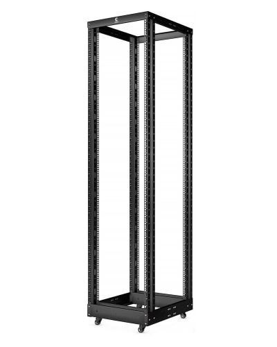 RA-32U-1000-BK (10158c). Открытая стойка 19, 32U, двухрамная, усиленная, цвет черный. CABEUS в Курске