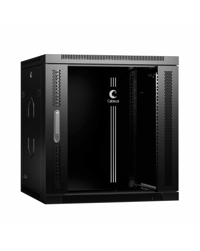 SH-05F-12U60/35-R-BK (10756c). Шкаф телекоммуникационный 19 настенный 12U. CABEUS в Курске