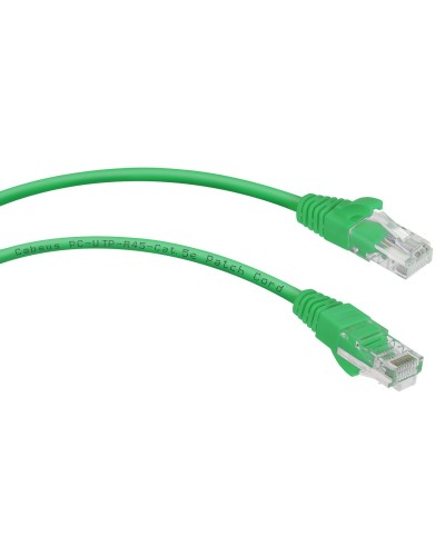 PC-UTP-RJ45-Cat.5e-0.3m-GN (7659c), зелёный. Патч-корд медный. CABEUS в Курске