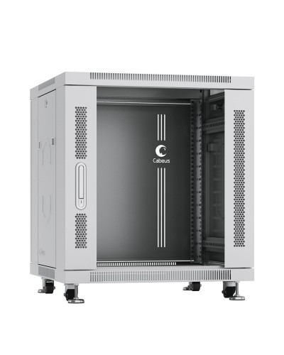 SH-05C-12U60/80 (7646c). Шкаф телекоммуникационный 19 напольный 12U. CABEUS в Курске