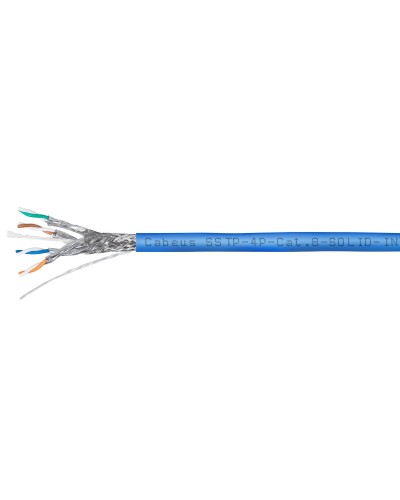 SSTP-4P-Cat.8-SOLID-IN-LSZH-BL (7750c). Кабель «витая пара» (LAN) для структурированных систем связи. CABEUS в Курске