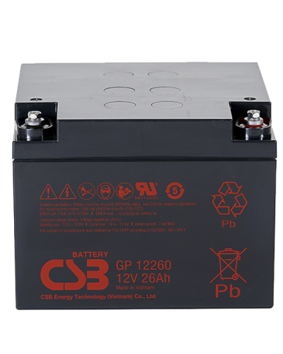 CSB GP 12260. Аккумулятор герметичный свинцово-кислотный. CSB в Курске