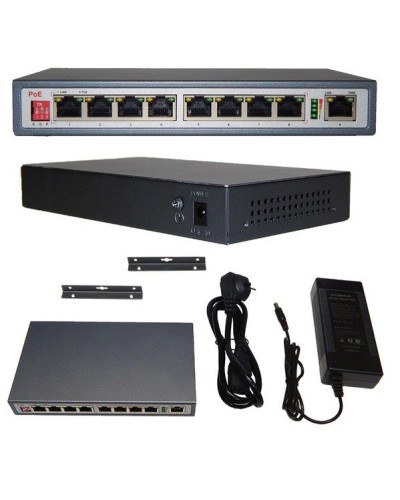 CO-SWP9C. Коммутатор 8-портовый  Gigabit Ethernet с PoE. ComOnyx в Курске