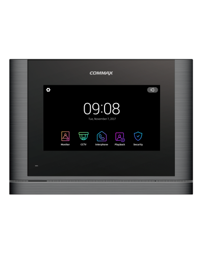 CDV-704MF (темное серебро). Монитор видеодомофона цветной. Commax в Курске