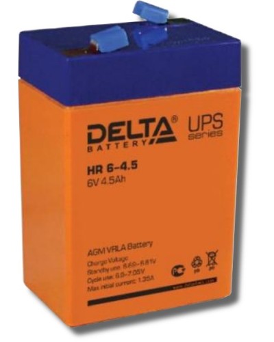 Delta HR 6-4.5. Аккумулятор герметичный свинцово-кислотный. Delta в Курске