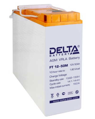 Delta FT 12-50 M. Аккумулятор герметичный свинцово-кислотный. Delta в Курске