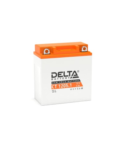 Delta CT 1205.1. Аккумулятор герметичный свинцово-кислотный стартерный. Delta в Курске