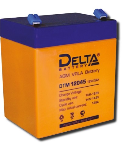 Delta DTM 12045. Аккумулятор герметичный свинцово-кислотный. Delta в Курске