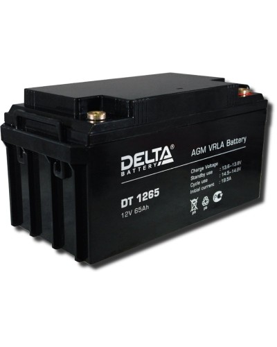 Delta DT 1265. Аккумулятор герметичный свинцово-кислотный. Delta в Курске