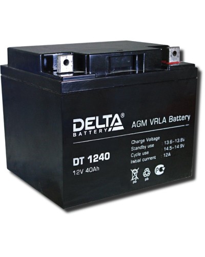 Delta DT 1240. Аккумулятор герметичный свинцово-кислотный. Delta в Курске