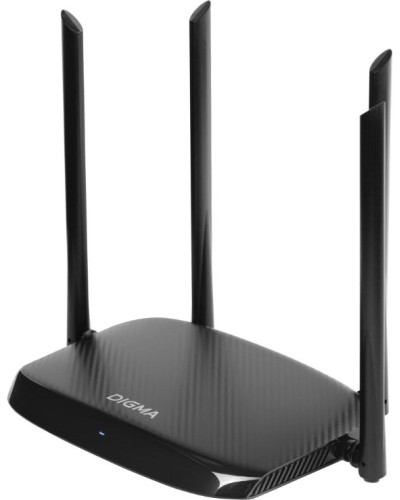 DWR-AC1202 AC1200 10/100/1000BASE-TX черный. Роутер беспроводной. Digma в Курске