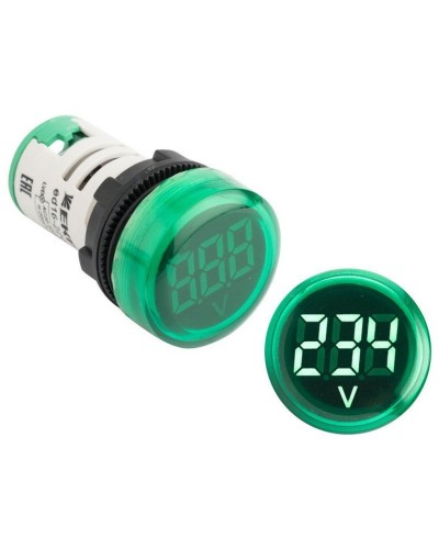 ED16-22VD (ed16-22vd-g). Индикатор значения напряжения зеленый. EKF в Курске
