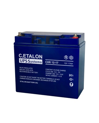 C.ETALON CHR 12-17. Аккумулятор герметичный свинцово-кислотный. ETALON в Курске