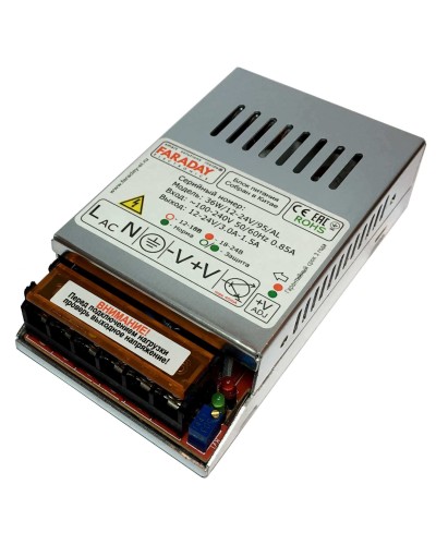 36W/12-24V/95AL. Импульсный блок питания. FARADAY в Курске