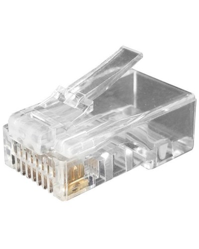 PLUG-8P8C-U-C6-100 (100 шт). Разъем RJ-45. Hyperline в Курске