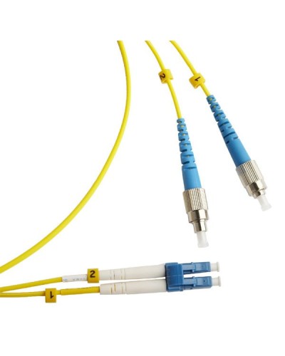 FC-D2-9-FC/UR-LC/UR-H-1M-LSZH-YL. Патч-корд волоконно-оптический FC/UPC-LC/UPC. Hyperline в Курске