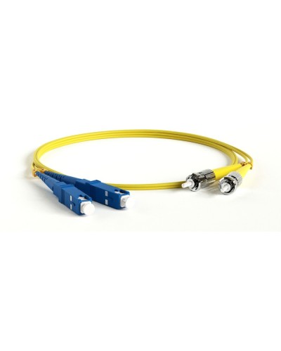 FC-D2-9A1-SC/UR-ST/UR-H-1M-LSZH-WH. Патч-корд волоконно-оптический ST-SC. Hyperline в Курске