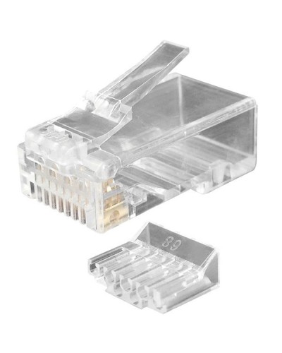 PLUG-8P8C-UV-C6-100 (100 шт). Разъем RJ-45. Hyperline в Курске