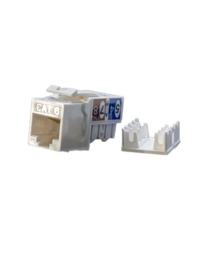 KJ9-8P8C-C6-90-WH. Вставка Keystone Jack RJ-45. Hyperline в Курске