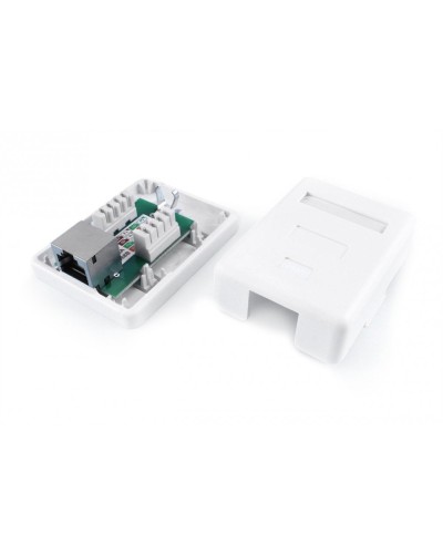 SB1-1-8P8C-C6-SH-WH. Розетка RJ-45. Hyperline в Курске