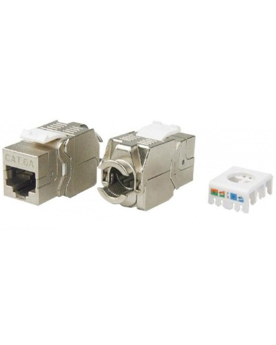 KJ8-8P8C-C6A-180-TLS-SH-F-WH. Вставка Keystone Jack RJ-45. Hyperline в Курске
