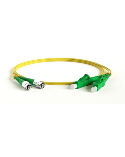FC-D2-9-FC/AR-LC/AR-H-1M-LSZH-YL. Патч-корд волоконно-оптический FC-LC. Hyperline в Курске