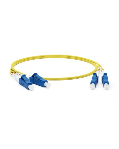 FC-D2-9-LC/UR-LC/UR-H-5M-LSZH-YL. Патч-корд волоконно-оптический одномодовый. Hyperline в Курске