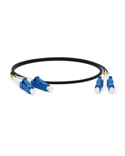 FC-D2-9-LC/UR-LC/UR-H-25M-LSZH-BK. Патч-корд волоконно-оптический одномодовый. Hyperline в Курске