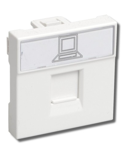 РКИ-20-00-П RJ-45 UTP белая (CKK-40D-RI2-K01). Розетка информационная 2 модуля ПРАЙМЕР. IEK в Курске