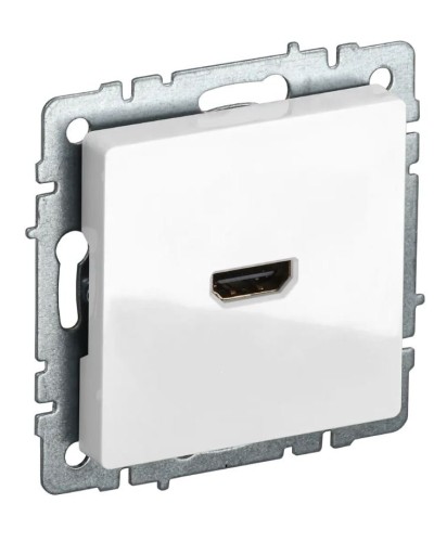 Розетка HDMI РHDMI-0-БрБ белая BRITE (BR-H10-K01). Розетка HDMI. IEK в Курске