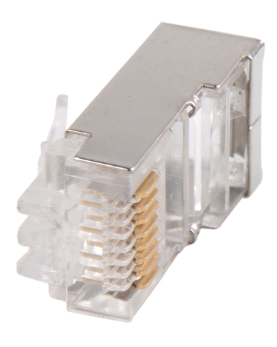 GENERICA Разъём RJ-45 FTP для кабеля кат. 5Е (20 шт) (CS3-1C5EF-G). Разъем RJ-45. IEK в Курске
